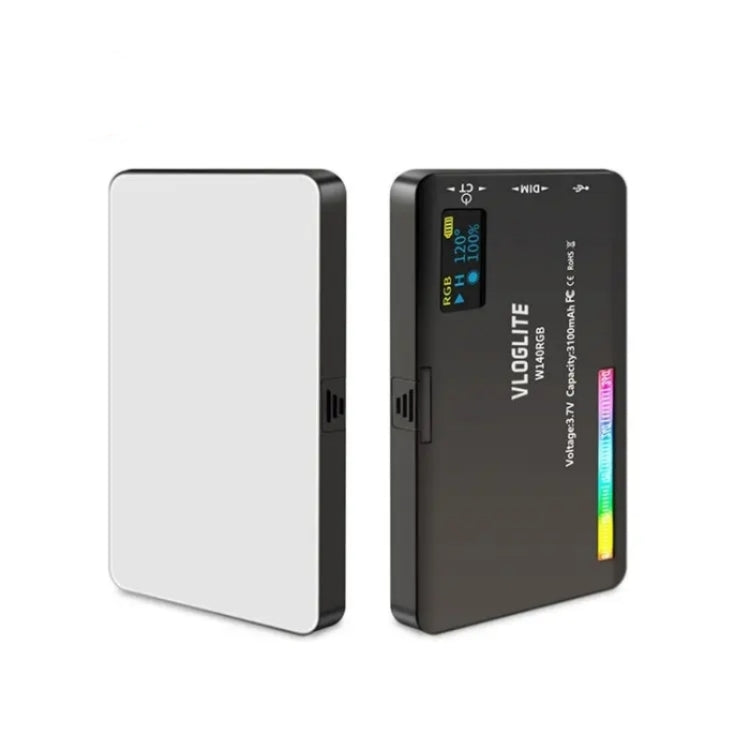 VLOGLITE W140RGB For Vlogging Photography LED Video Light Full Color RGB Camera Fill Light, W140RGB