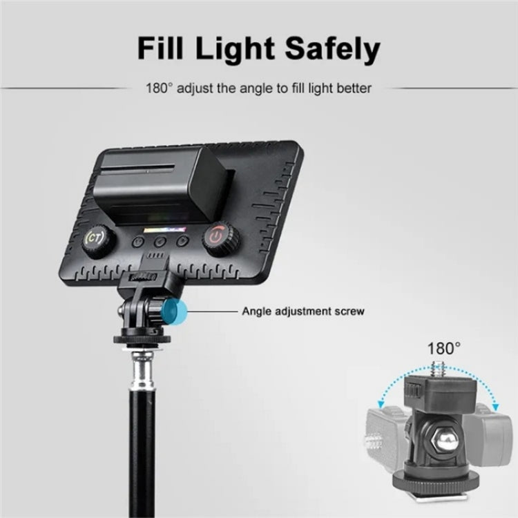VLOGLITE PAD192RGB For DSLR Camera Gopro LED Camera Fill Light RGB Full Color Photography Lighting, PAD192RGB