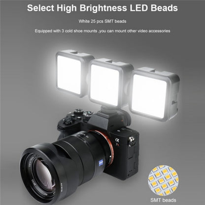 VLOGLITE T49 Portable LED Video Light 5600K Photography Photo Lighting Panel Mini Fill Lamp, T49