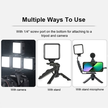 VLOGLITE T49 Portable LED Video Light 5600K Photography Photo Lighting Panel Mini Fill Lamp, T49
