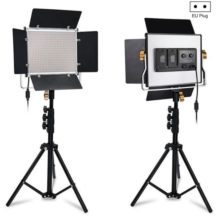 VLOGLITE W660S For Video Film Recording 3200-5600K Lighting LED Video Light with Tripod, US Plug, UK Plug, EU Plug