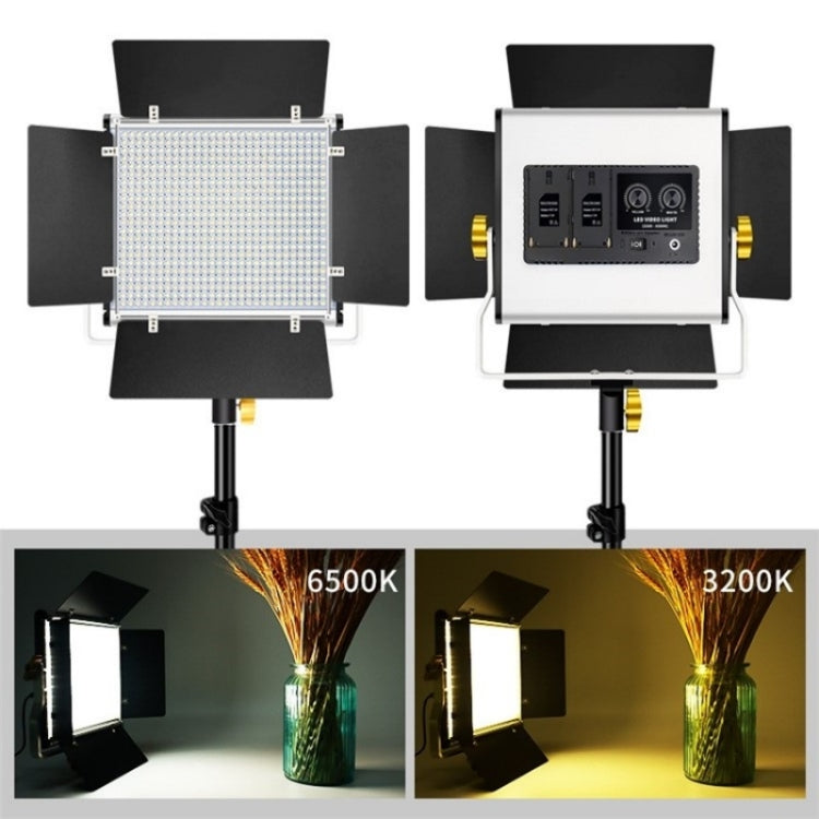 VLOGLITE W660S For Video Film Recording 3200-5600K Lighting LED Video Light with Tripod, US Plug, UK Plug, EU Plug