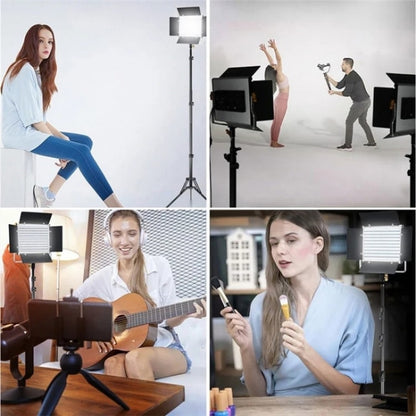 VLOGLITE W660S For Video Film Recording 3200-5600K Lighting LED Video Light with Tripod, US Plug, UK Plug, EU Plug