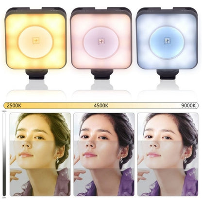 VLOGLITE W-S6 Magnetic Mini Full Color RGB LED Camera Light Sunset Atmosphere Lamp, W-S6