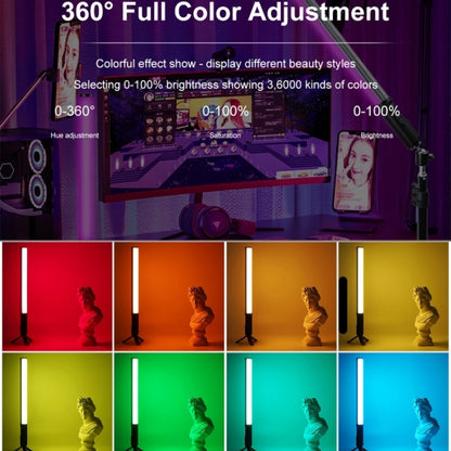 VLOGLITE W150RGB-II With LCD Display RGB Video Light Handheld Light Stick LED Video Light, W150RGB-II