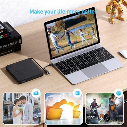 BT668 Readable TF / SD Card USB Multi-Function CD Disc Player External Optical Drive DVD Burner, BT668