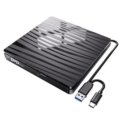 BT689 Portable DVD Burner External Optical Drive CD Player Win10 USB Optical Drive Recorder, BT689
