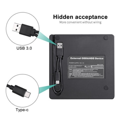 BT689 Portable DVD Burner External Optical Drive CD Player Win10 USB Optical Drive Recorder, BT689
