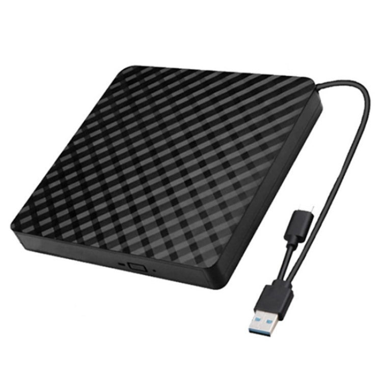 BT699 USB / Type-C External Optical Drive Case Laptop DVD Burner Portable Slim Disc Player, BT699
