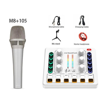 BM800 Live Sound Card with Condenser Microphone Kit