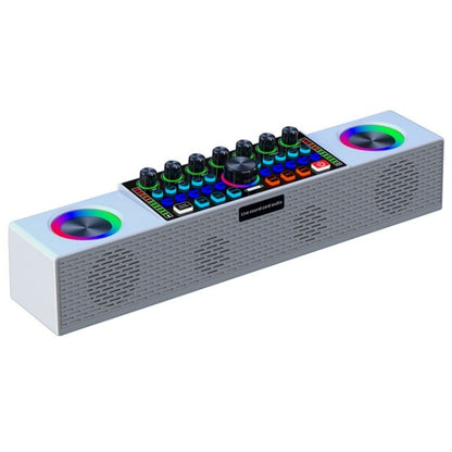 SY8 Live Sound Card All-in-one Machine Speaker Stereo Subwoofer With Mic