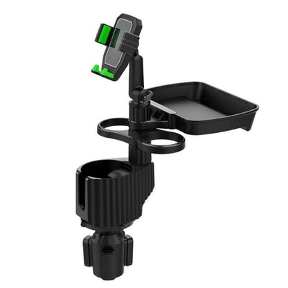 A06 Multifunctional Car Cup Mug Bottle Holder Mobile Phone Mount Stand Food Snack Tray Table, A06 (Grey), A06 (Green)