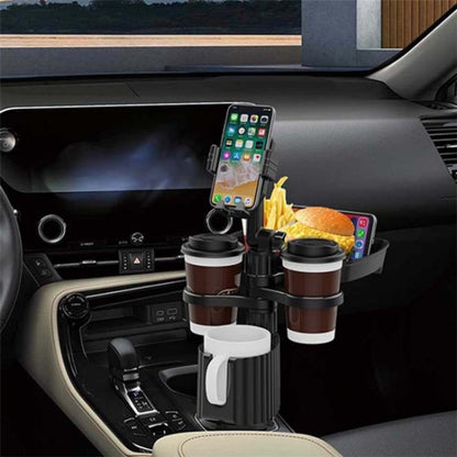 A06 Multifunctional Car Cup Mug Bottle Holder Mobile Phone Mount Stand Food Snack Tray Table, A06 (Grey), A06 (Green)