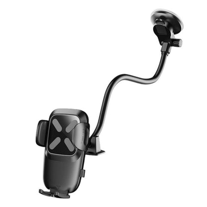 X034 Universal Truck Bus Dashboard Flexible Adjustable Windshield Suction Cup Car Phone Holder, X034, X034  (Black)