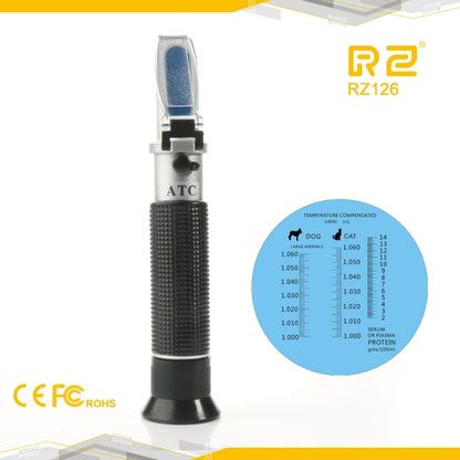 Pet dog cat serum protein plasma hemoglobin tester urine specific gravity RZ126