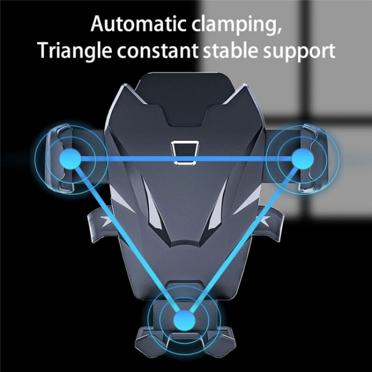 D39+105 With Air Vent Clip Suction Cup Base Telescopic Arm Automatic Clamp Car Phone Holder Bracket, D39+105