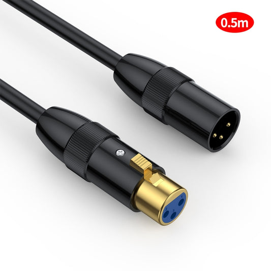 JUNSUNMAY XLR Male to Female Mic Cord 3 Pin Audio Cable Balanced Shielded Cable, 0.5m, 1m, 1.5m, 2m, 3m, 5m, 10m, 15m, 20m