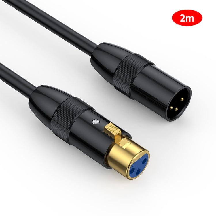 JUNSUNMAY XLR Male to Female Mic Cord 3 Pin Audio Cable Balanced Shielded Cable, 0.5m, 1m, 1.5m, 2m, 3m, 5m, 10m, 15m, 20m