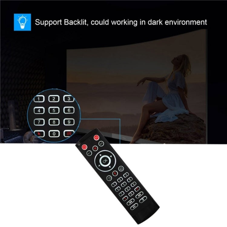 T1-PRO-L With IR Learning and Backlight Smart Wireless Air Mouse Remote Control, T1-PRO-L