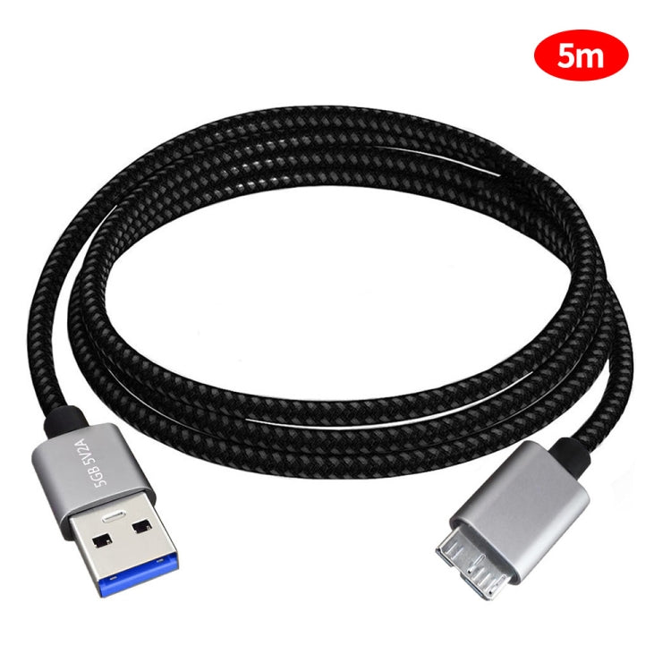JUNSUNMAY USB 3.0 Male to Micro-B Cord Cable Compatible with Samsung Camera Hard Drive, 0.3m, 1m, 2m, 3m, 5m