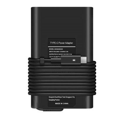 For Dell XPS12 9250 7370 Type-C 45W Power Adapter Charger USB-C Lightning Port, UK Plug, EU Plug, AU Plug, US Plug