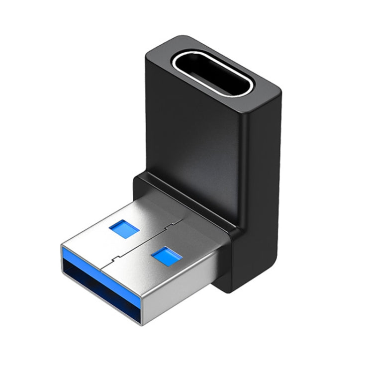 ENKAY 90 Degree Right Angle USB 3.0 Male to Type-C Female Adapter Converter, 1pcs USB to Type-C, 2pcs USB to Type-C