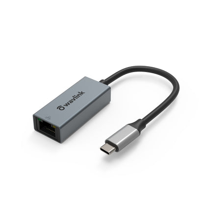 WAVLINK NWU329GC Type-C to RJ45 LAN Network Cable Converter Gigabit Ethernet Adapter, NWU329GC