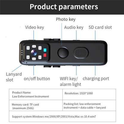 H81 HD WiFi Recording Night Vision Voice Recorder Noise Reduction Audio Recorder Device, H81