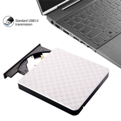 633 Rhombus Pattern USB3.0 Computer Laptop External Optical Drive Burner DVD Write, 633