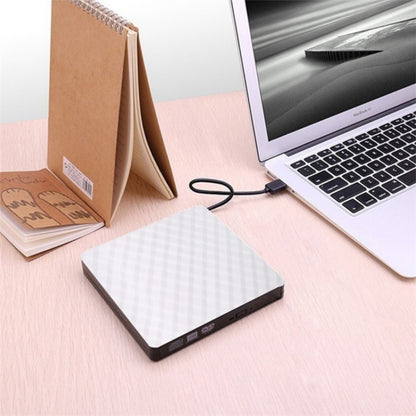 633 Rhombus Pattern USB3.0 Computer Laptop External Optical Drive Burner DVD Write, 633
