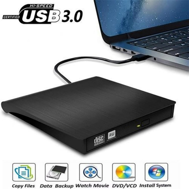 663 High Speed CD DVD Burner USB3.0 Computer Laptop External Optical Drive Burner, 663