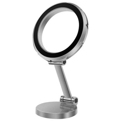 G118 1080-Degree Rotating Folding Magnetic Phone Holder Dashboard Suction Cup Car Mount, G118 (Gray), G118 (Silver)