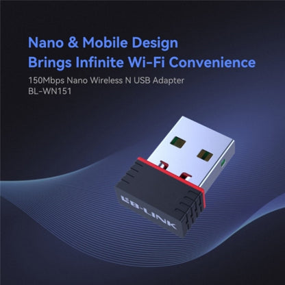LB-LINK BL-WN151 USB Adapter Transmitter 150M Wireless Network Card WiFi Receiver, BL-WN151
