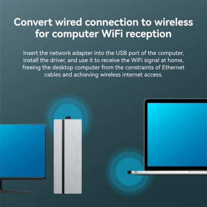 LB-LINK WN650H Portable USB WiFi Receiver Dual Band 650M Wireless Network Card, WN650H