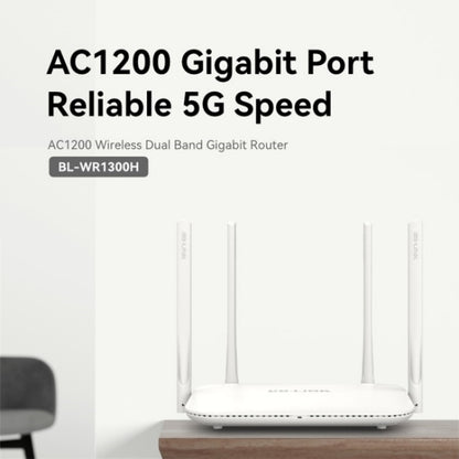 LB-LINK WR1300H Full Gigabit Port 1200M High Speed Dual Band 5G WiFi Repeater Wireless Router
