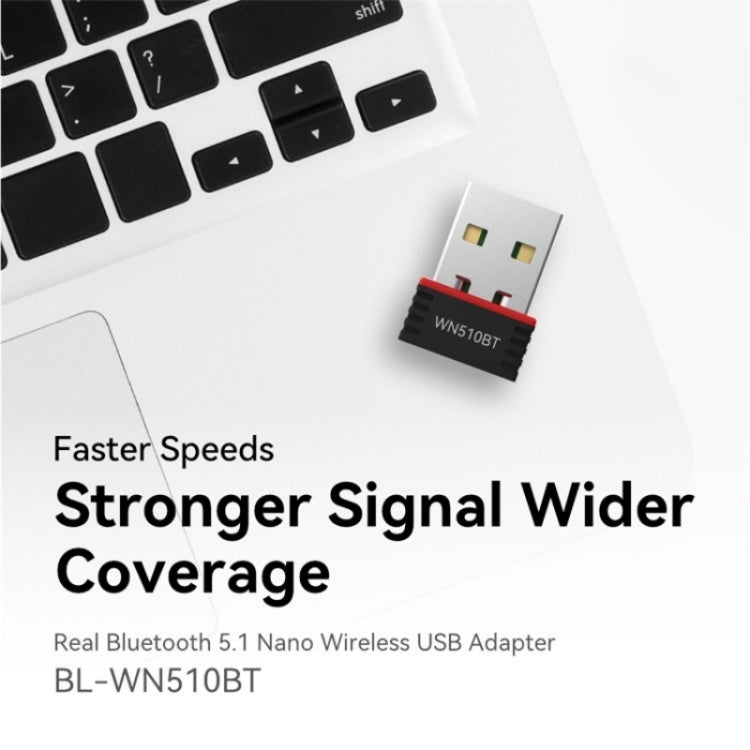 LB-LINK WN510BT Office Home Bluetooth 5.1 Transmitter Receiver Driver Free USB Adapter, WN510BT