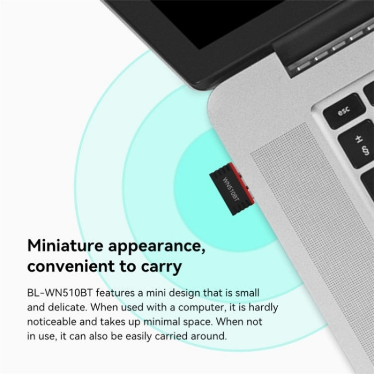 LB-LINK WN510BT Office Home Bluetooth 5.1 Transmitter Receiver Driver Free USB Adapter, WN510BT
