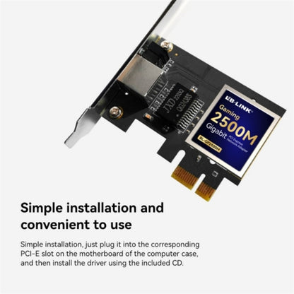 LB-LINK BL-GP2500M Single Port Desktop PC 2.5Gbps PCIE Gigabit 2500M Wired Network Card, BL-GP2500M