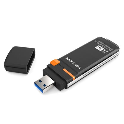 WAVLINK WN688A3D Dual Band Wireless Network Adapter AC1300 Portable USB 3.0 WiFi Dongle, WN688A3D