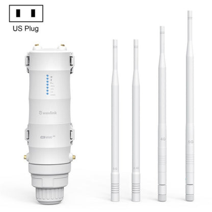 WAVLINK WN572HE4D AC1200 4G LTE WiFi Dual Band 4 Detachable Antennas Router, US Plug, UK Plug, EU Plug