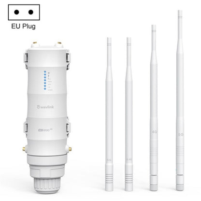 WAVLINK WN572HE4D AC1200 4G LTE WiFi Dual Band 4 Detachable Antennas Router, US Plug, UK Plug, EU Plug