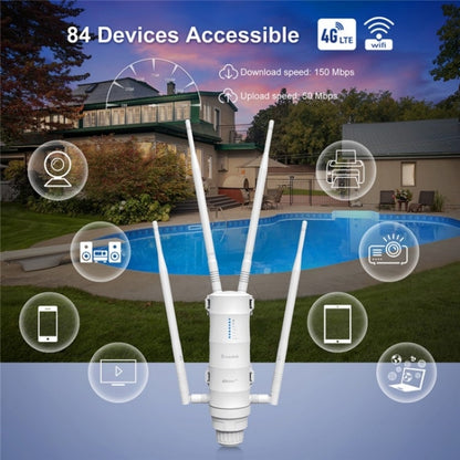 WAVLINK WN572HE4D AC1200 4G LTE WiFi Dual Band 4 Detachable Antennas Router, US Plug, UK Plug, EU Plug