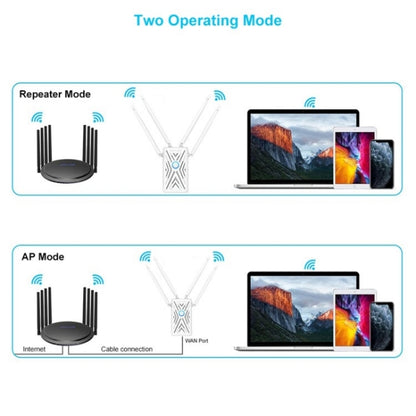 WAVLINK WN579A3 Home WiFi Extender 1200Mbps 2.4GHz / 5GHz Dual Band AP Wireless Router, US Plug, EU Plug, AU Plug