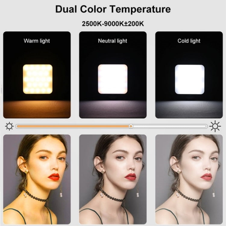 VLOGLITE T64 Portable Small Phone Video Fill Light Photography Beauty Light, T64