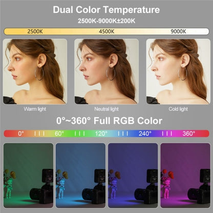 VLOGLITE T64RGB Mini Pocket Beauty Light Portable RGB Fill Light Cell Phone Camera Video Fill Light, T64RGB