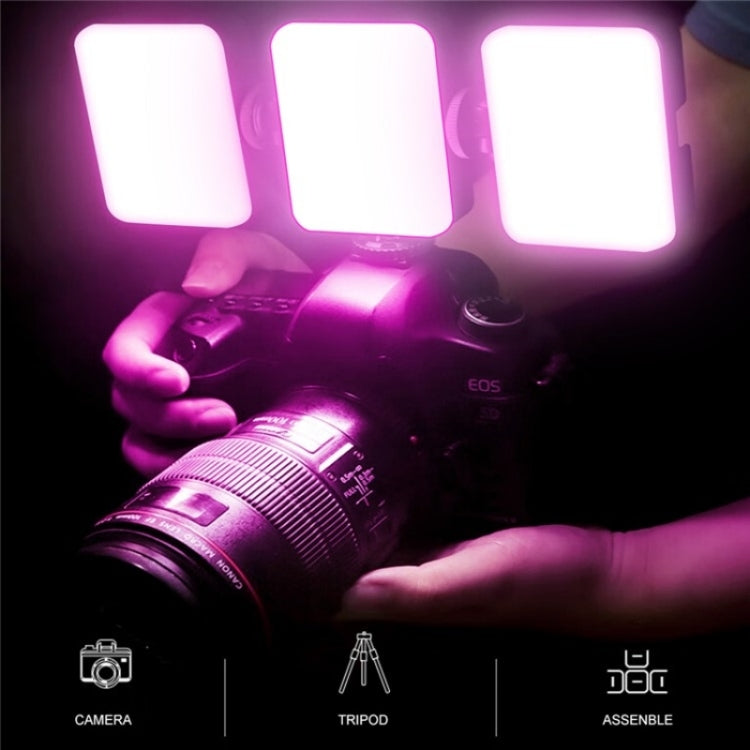 VLOGLITE T64RGB Mini Pocket Beauty Light Portable RGB Fill Light Cell Phone Camera Video Fill Light, T64RGB