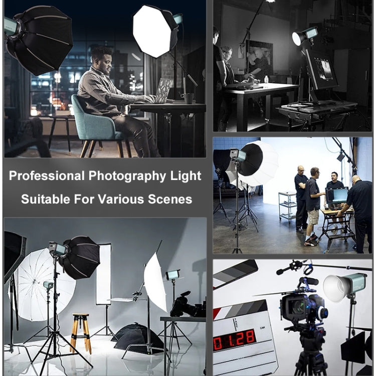 VLOGLITE P100 Professional Photography Video Fill Light 100W High Powerful Bright COB LED Light, US Plug, UK Plug, EU Plug