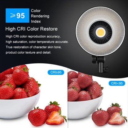 VLOGLITE P100 Professional Photography Video Fill Light 100W High Powerful Bright COB LED Light, US Plug, UK Plug, EU Plug