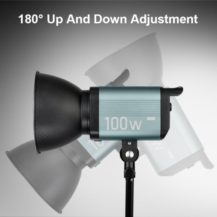 VLOGLITE P100 Professional Photography Video Fill Light 100W High Powerful Bright COB LED Light, US Plug, UK Plug, EU Plug