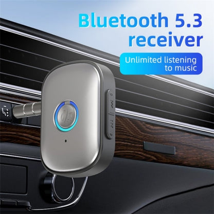 Portable Mini BT 5.3 Receiver Car Audio Adapter Hands-Free AUX Car Bluetooth Receiver, W1